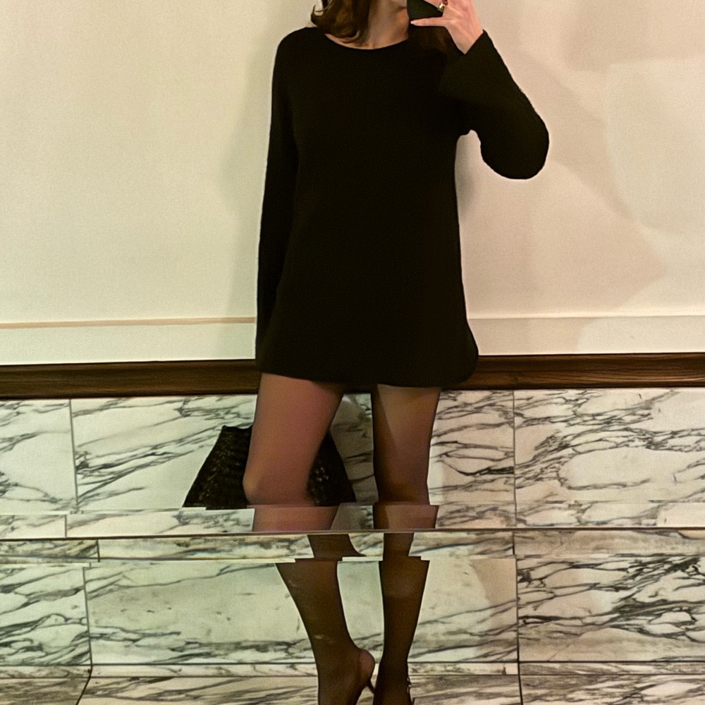 The Row Alpaca Wool Black Pull Over Small